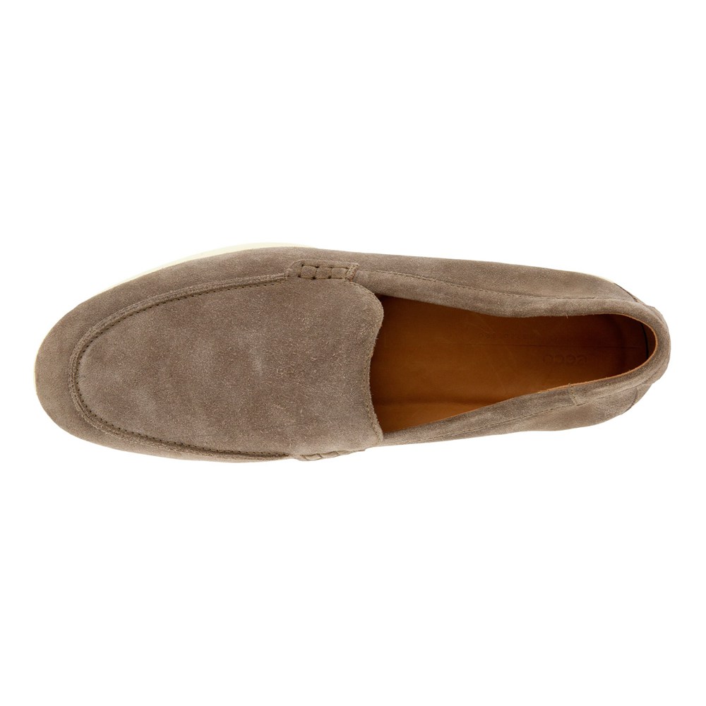 Slip On Hombre - ECCO Citytray Lite - Marrom - UOE038961